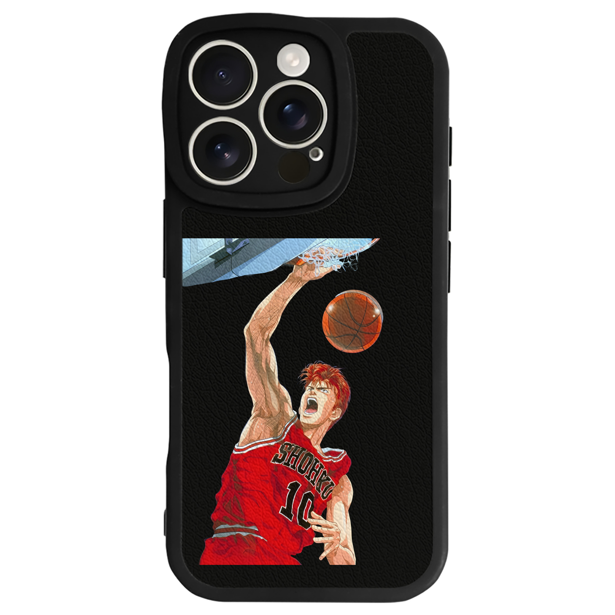 （画像用） SLAM DUNK／スラムダンク 【iPhone 16シリーズ対応】シリコンスマホケース（レザー調） 材質：シリコン